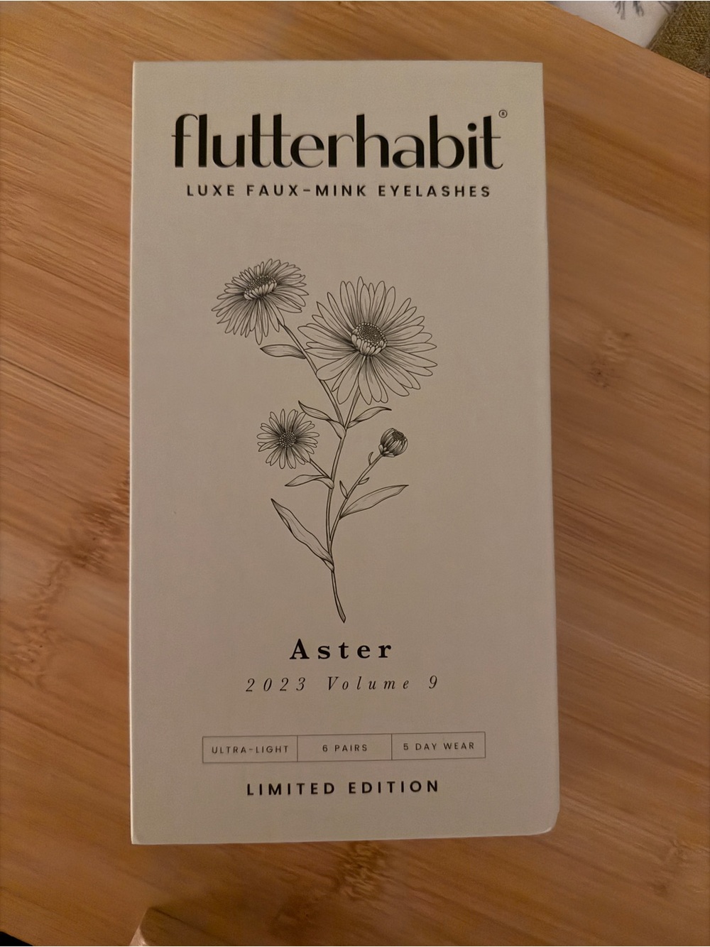 Aster Luxe Faux-Mink Eyelashes in Cream - Limited Edition